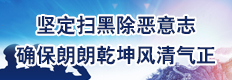 坚定扫黑除恶意志